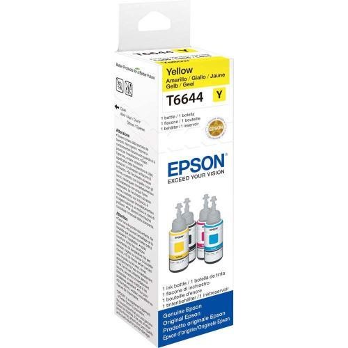 Epson T6644 Flacone Inchiostro Giallo 70 ML per Stampanti EcoTank 