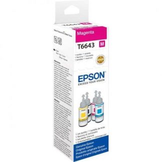 Epson T6643 Flacone Inchiostro Magenta 70ML per Stampanti EcoTank