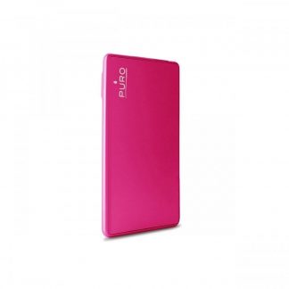 Puro BB33P1PNK Rosa Powerbank Ultraslim 3300mAh con Cavo