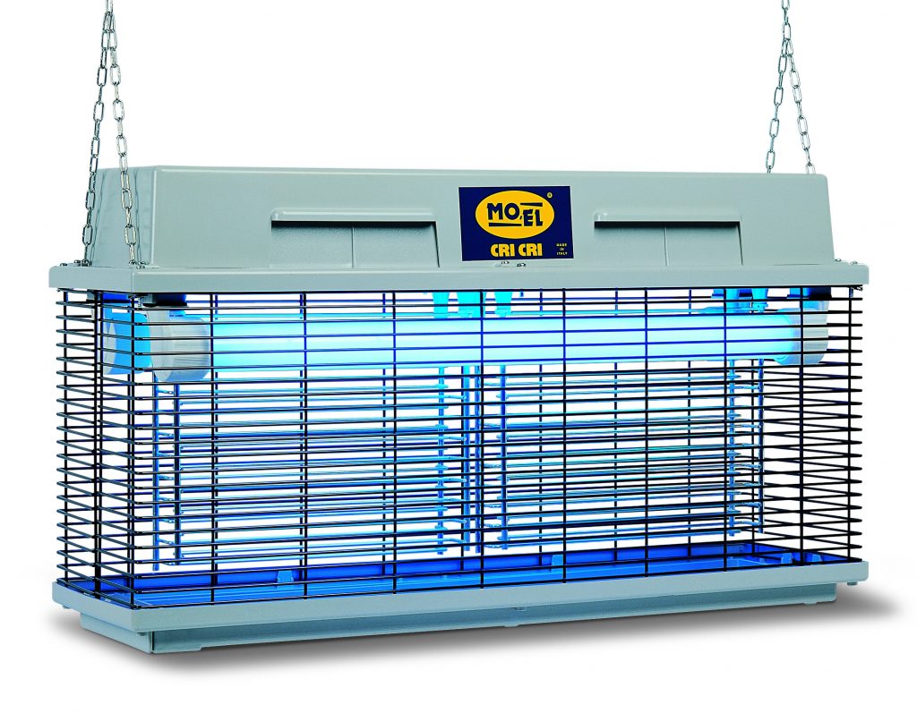 Moel 307E Elettroinsetticida Lampada 2x20W IPX4 12-15MT