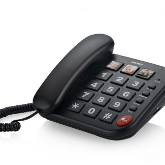 Brondi Bravo 15 Nero Telefono Fisso con Vivavoce