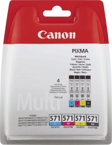 Canon CLI-571 C/M/Y/BK Multipack Cartucce d'Inchiostro