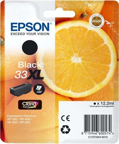 Epson Serie Arancia 33 XL Nero Cartuccia Inchiostro Originale