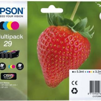 Epson Serie Fragola 29 Multipack 4 Cartucce Inchiostro Originale