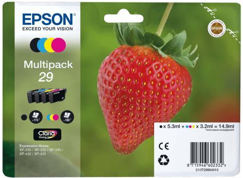 Epson Serie Fragola 29 Multipack 4 Cartucce Inchiostro Originale