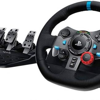 Logitech G29 Volante in Pelle con Pedali per Consolle PS3 e PS4 e PC