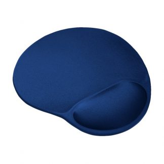 Trust BigFoot Blu Tappetino per Mouse in Microfibra con Poggiapolsi in Gel
