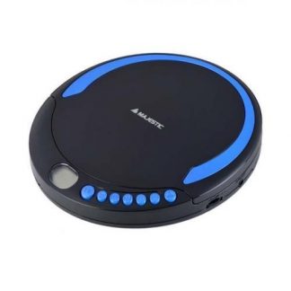 Majestic DM 1550 MP3 Nero e Blu Lettore CD Portatile con Anti-Shock