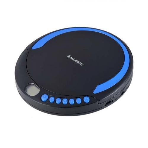 Majestic DM 1550 MP3 Nero e Blu Lettore CD Portatile con Anti-Shock