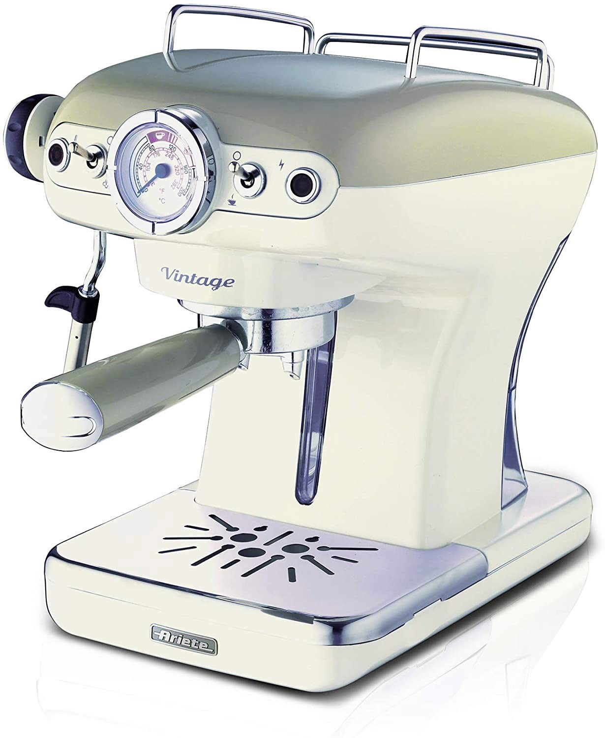 Ariete Espresso Vintage Beige Macchina Caffe a Polvere o Cialde