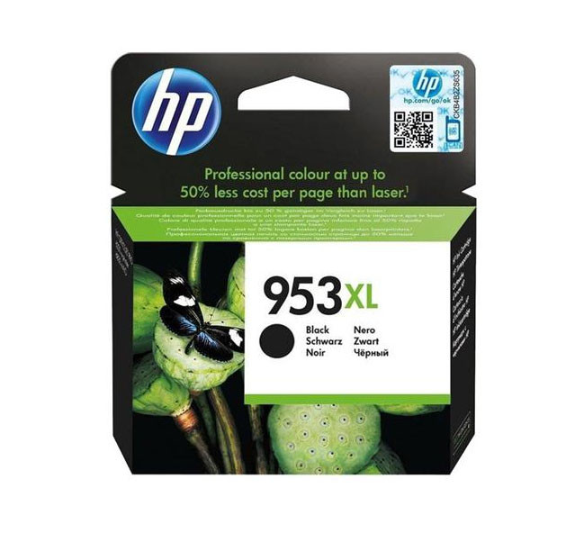 HP 953XL Cartuccia Inchiostro Nero Originale