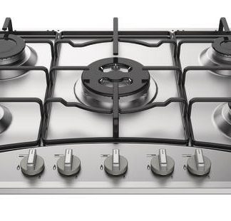 Hotpoint-Ariston PCN752TIXHAR Piano Cottura Gas 75CM 5 Fuochi Griglie Smaltate