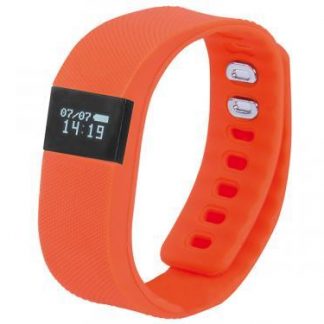 Trevi SF 160 Arancione Smart Fitness Band Resistente ai Getti Acqua IP 65