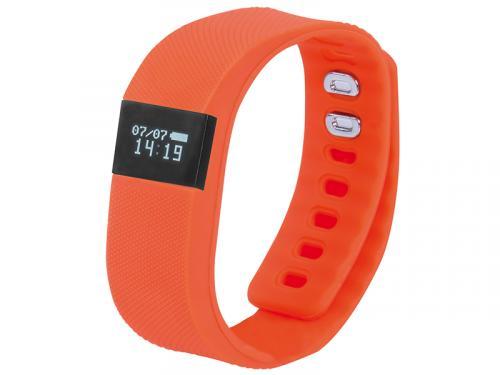 Trevi SF 160 Arancione Smart Fitness Band Resistente ai Getti Acqua IP 65