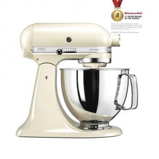 Kitchenaid 5KSM125EAC Crema Impastatore con Testa Reclinabile 300W 4.8 Litri