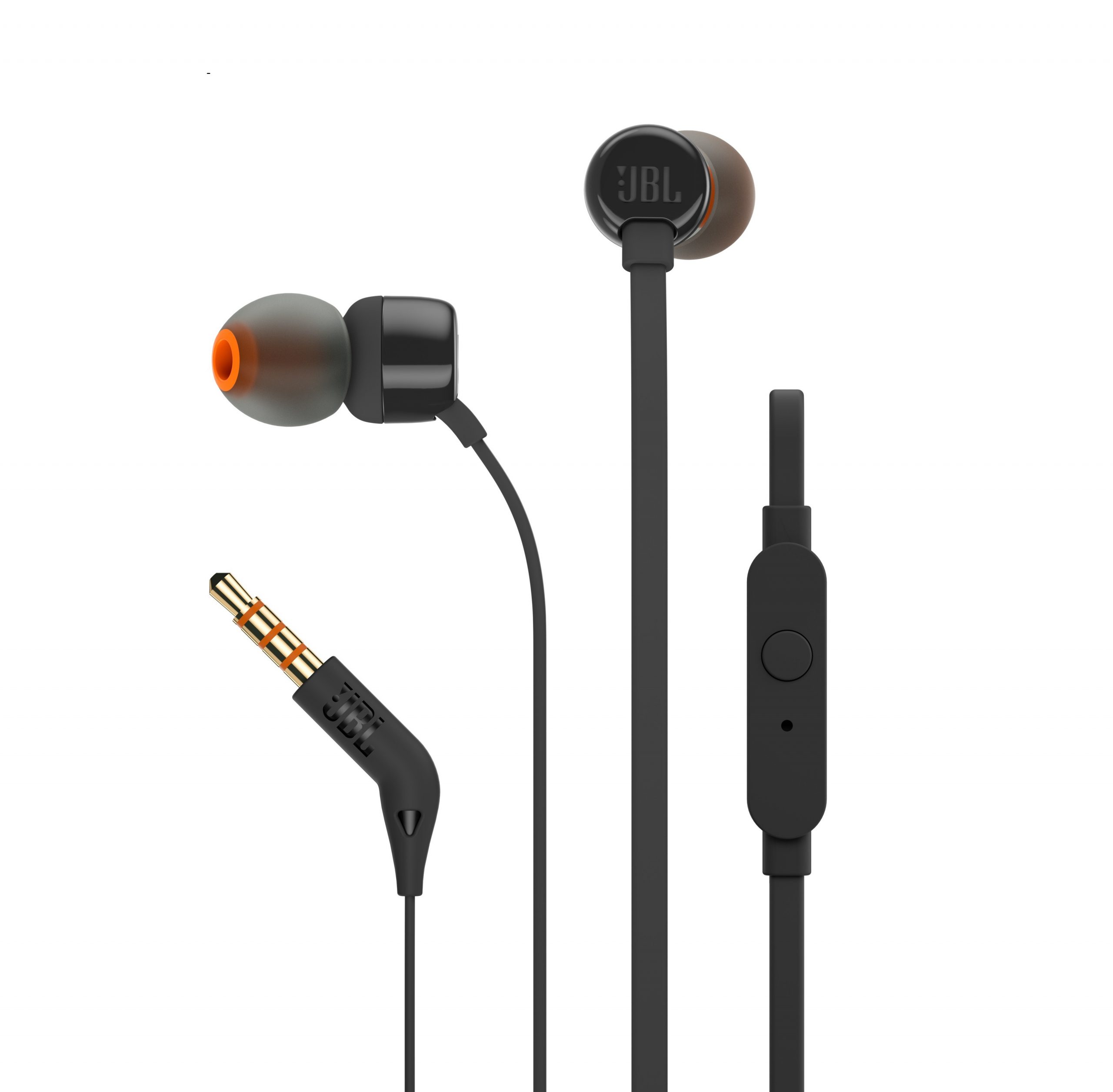 JBL T110 Black Cuffia Auricolari In Ear 3.5MM con Microfono