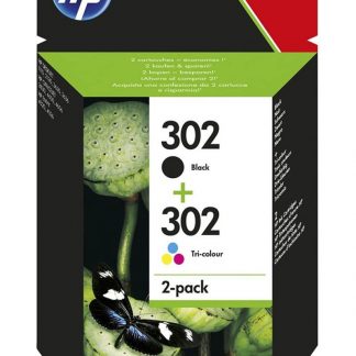 HP 302 Combo Pack Confezione Cartucce Originali Inchiostro Nero e Tricromia