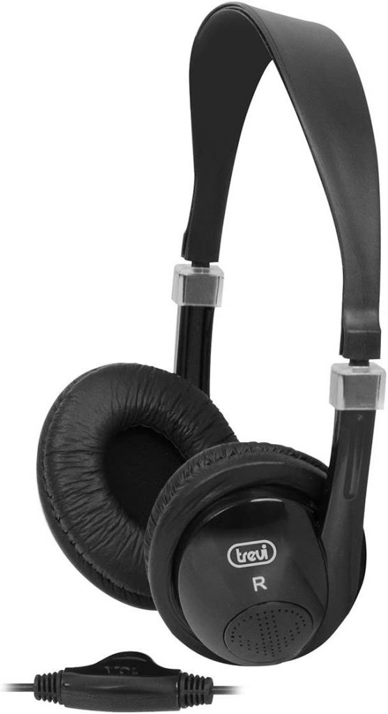 Trevi 0063600 Cuffie Ultralleggere con Cavo 5m per TV
