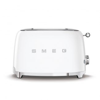 Smeg TSF01WHEU Bianco Tostapane a 2 Scomparti 2 Fette 950W Stile Retro