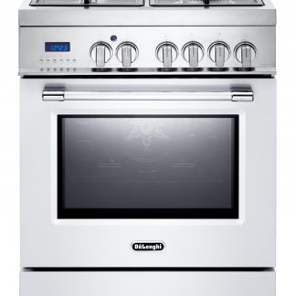 De Longhi PRO66MW Cucina 60CM 4 Fuochi a Gas Griglia in Ghisa e Forno Elettrico