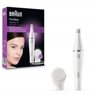 Braun Face 810 Epilatore per Viso con Spazzola Pulizia Viso