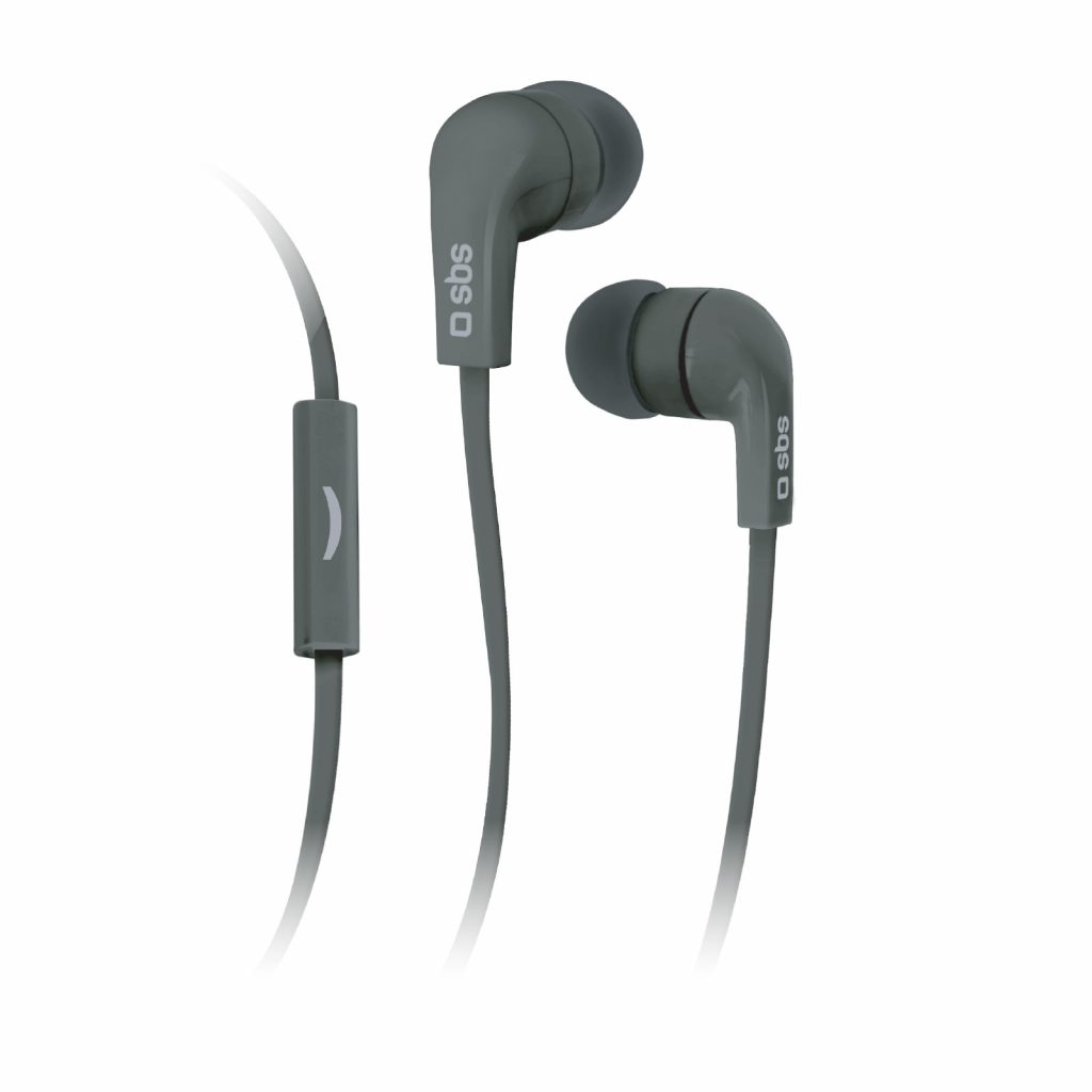 SBS TEFLAT2INEARK Nero Auricolari con Filo Connettore Jack 3.5MM