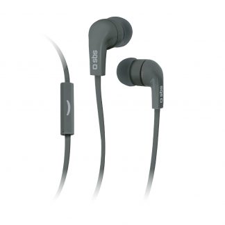 SBS TEFLAT2INEARK Nero Auricolari con Filo Connettore Jack 3.5MM