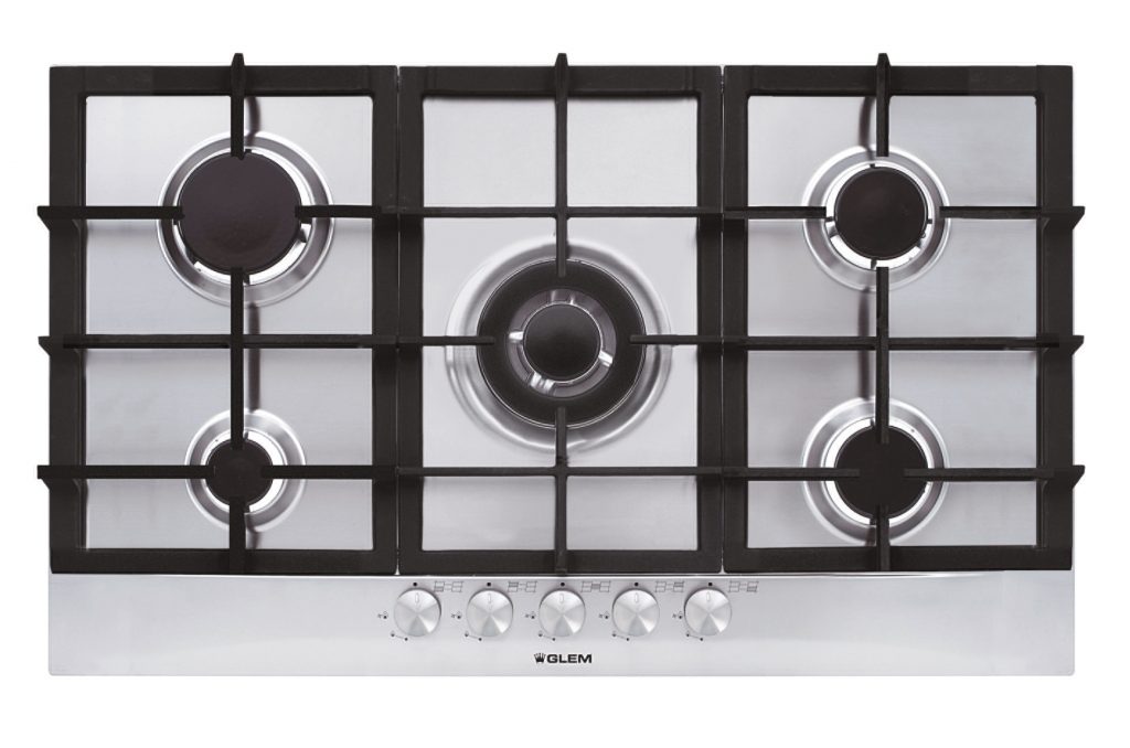 Glem DGP95GH Piano Cottura a Gas 90Cm con 5 Zone Cottura