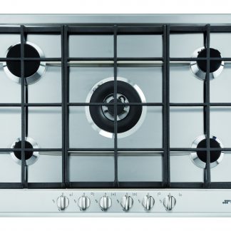 Smeg SLR75SGH Piano Cottura Gas 70CM 5 Fuochi con Griglie in Ghisa
