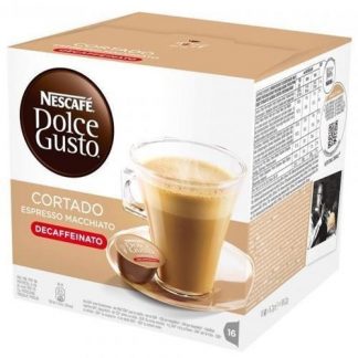 Nescafe Dolce Gusto Cortado Espresso Macchiato Decaffeinato Confezione 16 Caps