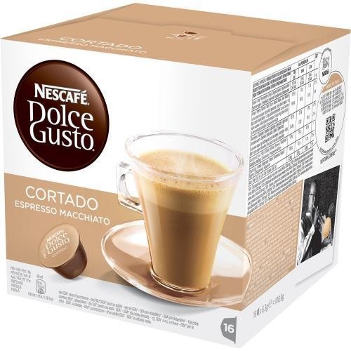 Nescafe Dolce Gusto Cortado Espresso Macchiato Confezione 16 Capsule