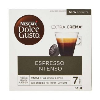 Nescafe Espresso Intenso Confezione 16 Capsule Compatibili Dolce Gusto