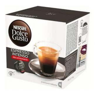 Nescafe Espresso Intenso Confezione 16 Capsule Comaptibili Dolce Gusto