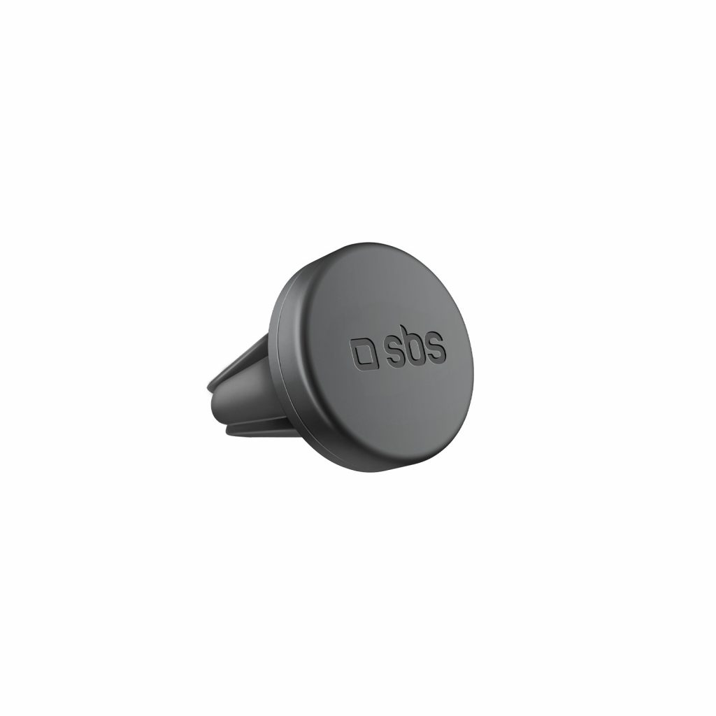SBS TESUPPUNIVAIRMAG Supporto Auto Rotondo Magnetico Con Fissaggio a Clip