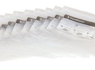 FoodSaver FVB015X Confezione 26 Sacchetti per Sottovuoto con Chiusura Zip