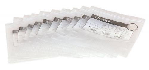 FoodSaver FVB015X Confezione 26 Sacchetti per Sottovuoto con Chiusura Zip