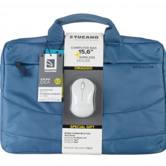Tucano Idea Azzurra Borsa per Notebook Fino a 15.6 Pollici