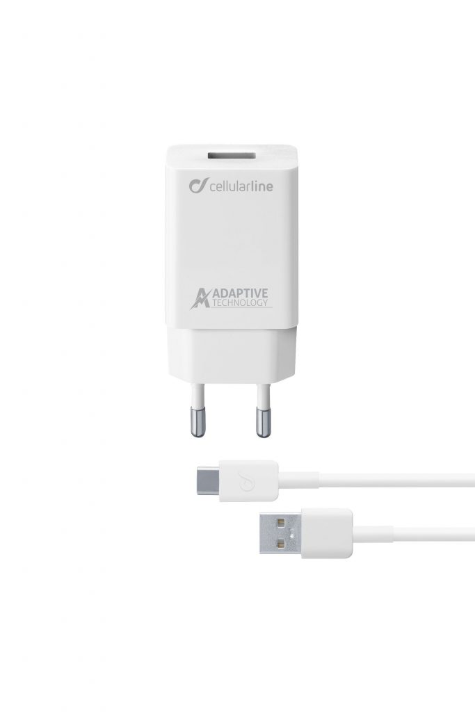 Cellular Line ACHSMKIT15WTYCW Caricabatterie Bianco 15W