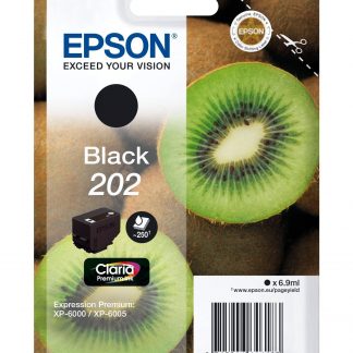 Epson Serie Kiwi 202 Nero Cartuccia Inchiostro Originale
