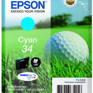 Epson T346 Serie Pallina Da Golf Cartucce Ink Jet Ciano