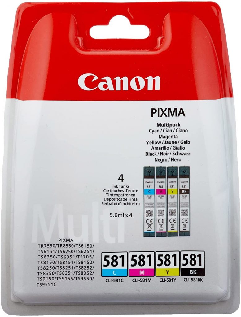 Canon CLI-581 Cartuccia Inchiostro Tricromia Originale