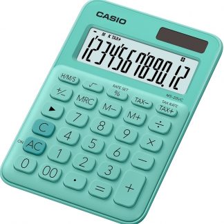 Casio MS-20UC-GN Calcolatrice Tascabile 12 Cifre