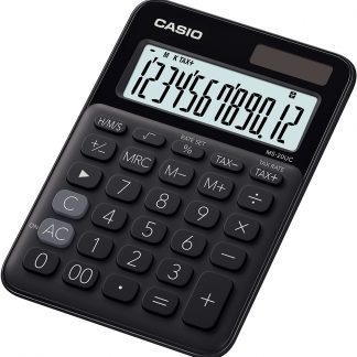 Casio MS-20UC-BK Calcolatrice Tascabile 12 Cifre