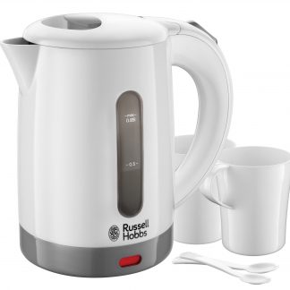 Russell Hobbs Travel Bianco Bollitore Elettrico 1000w 0.85 Litro