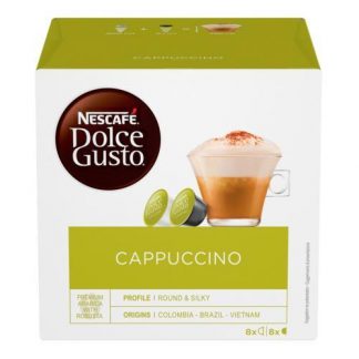 Nescafe Cappuccino Confezione da 16 Capsule Compatibili Dolce Gusto