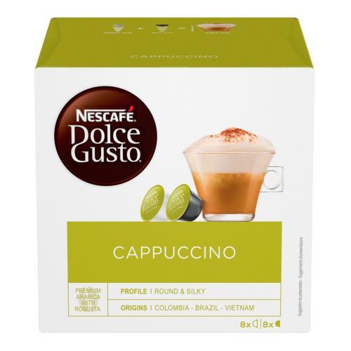 Nescafe Cappuccino Confezione da 16 Capsule Compatibili Dolce Gusto