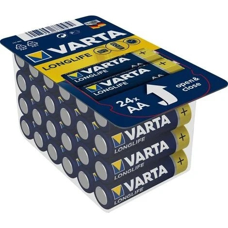 Varta Box 24 Batterie Alcaline Longlife Stilo AA