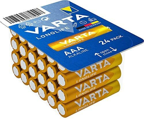 Varta Box 24 Batterie Alcaline Longlife Ministilo AAA
