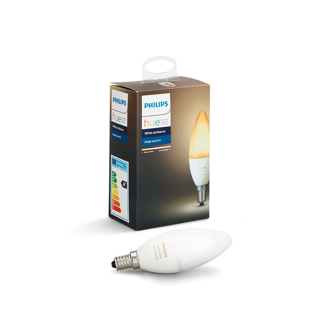 Philips Hue White Ambience Lampadina Singola E14 6W
