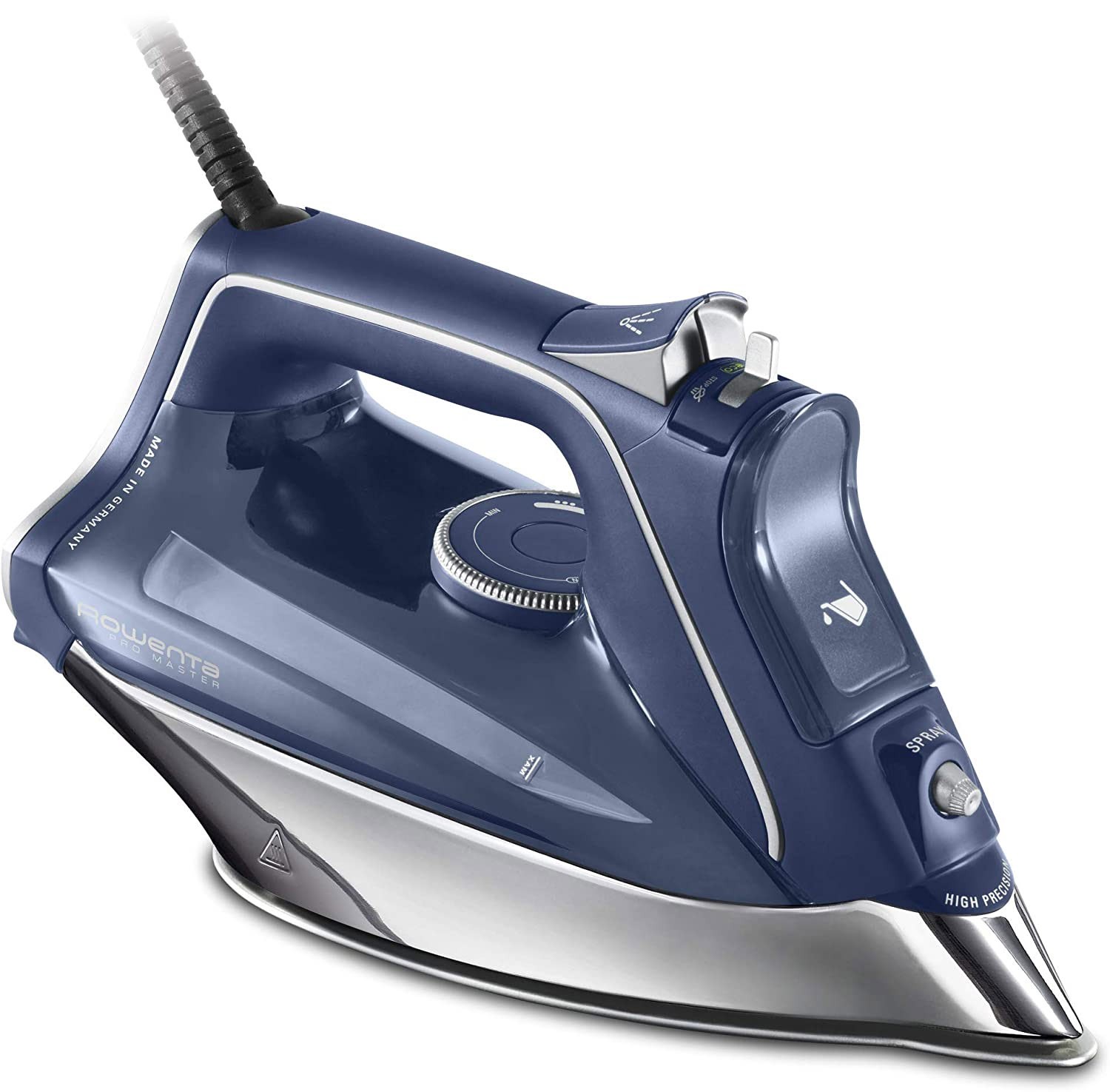 Rowenta Pro Master DW8215 Ferro da Stiro a Vapore Blu 2800W Piastra Microstream